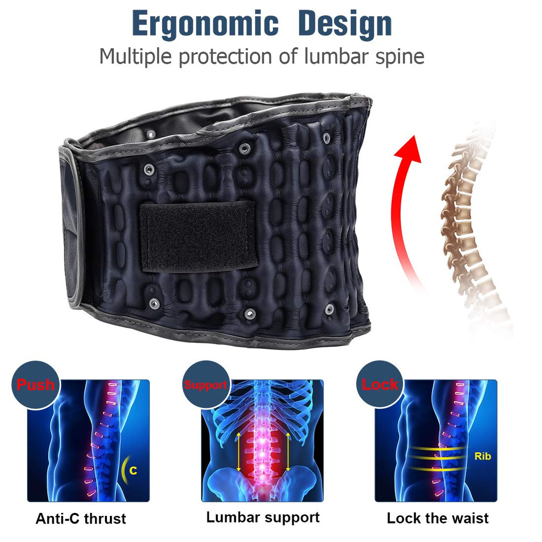 HONGJING Decompression Back Belt | Lumbar Support for Back Pain Relief