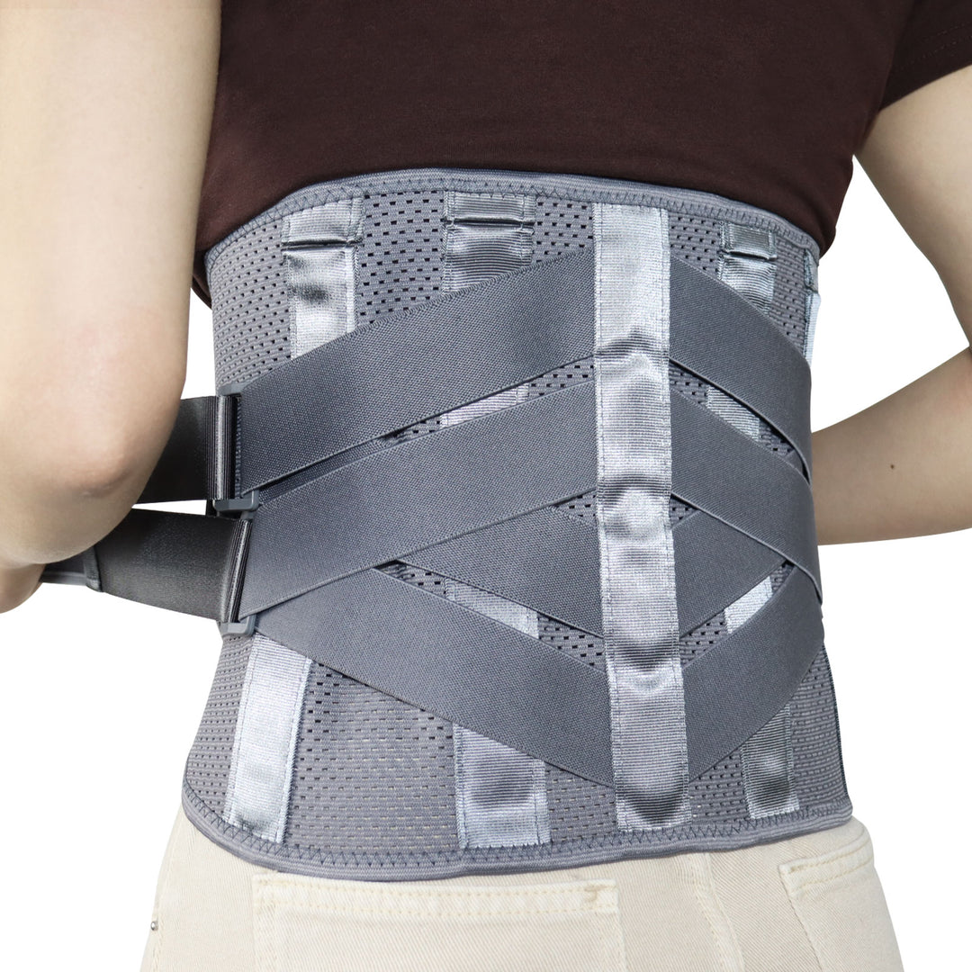 Heated Back Brace for Lower Back Pain Relief, HONGJING Cordless Compression  Belt with Heating for Herniated Disc and Scoliosis Pain Relief (M) :  : Health, Household & Personal Care
