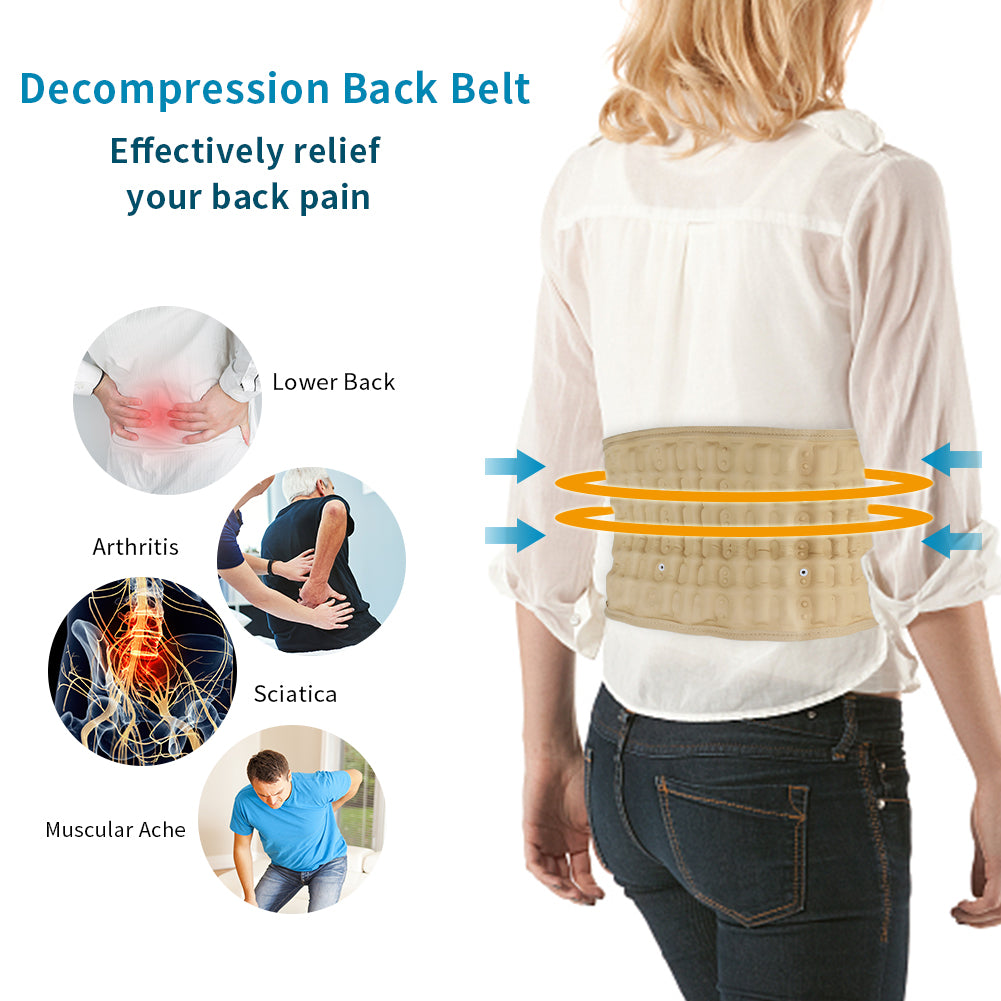 Back Decompression Jacket Decompression Back Belt Waist Brace Spinal for Lower Back Pain Relief ...