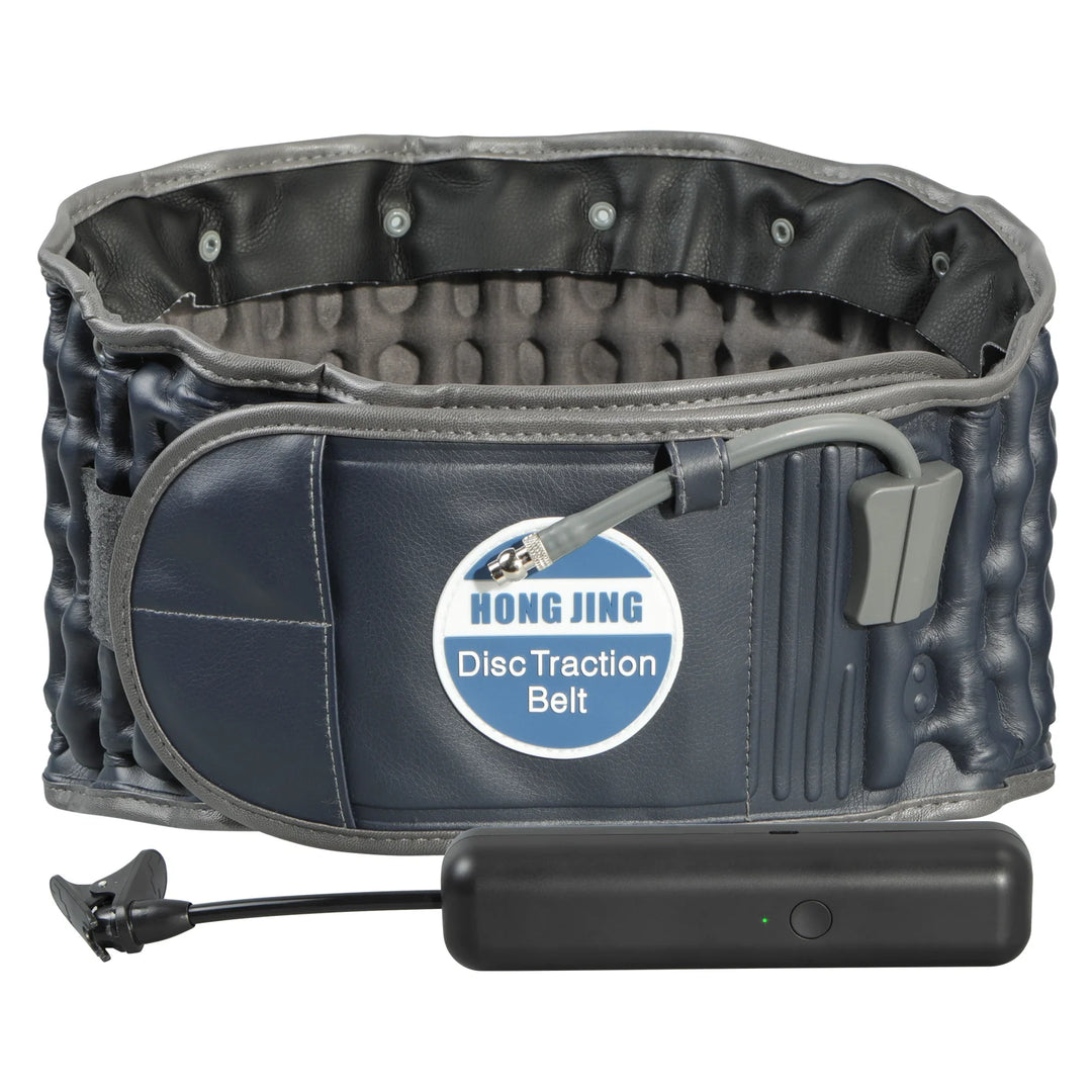 HONGJING Decompression Belt with Electric Pump for Lower Back Pain Relief, One Size Fits 29-49 Waist