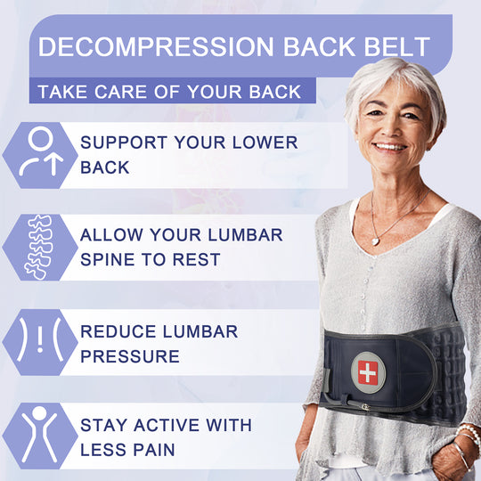 Decompression Back Belt | For Lower Back Pain Relief | Lumbar Traction Device