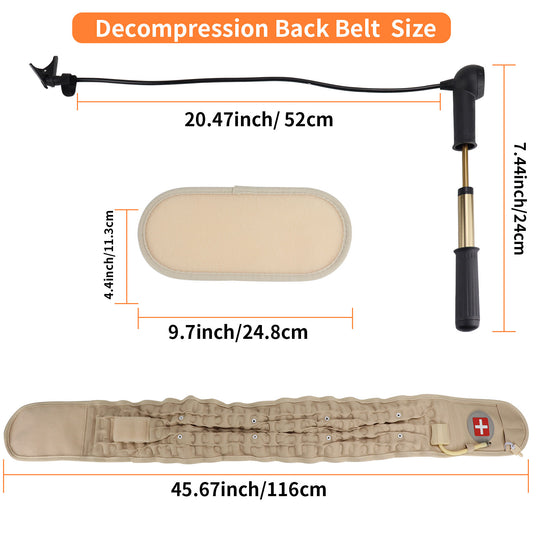 Lumbar Decompression Back Belt | Lumbar Air Traction Device