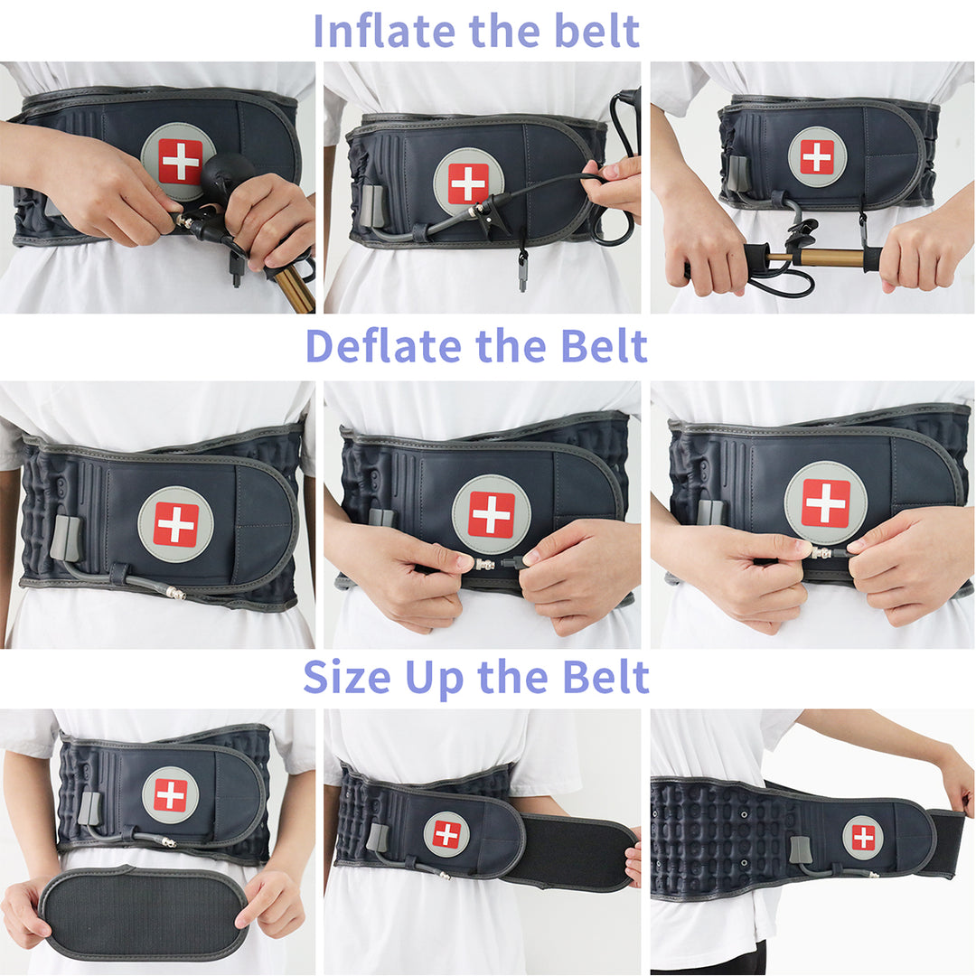 Decompression Back Belt | For Lower Back Pain Relief | Lumbar Traction Device