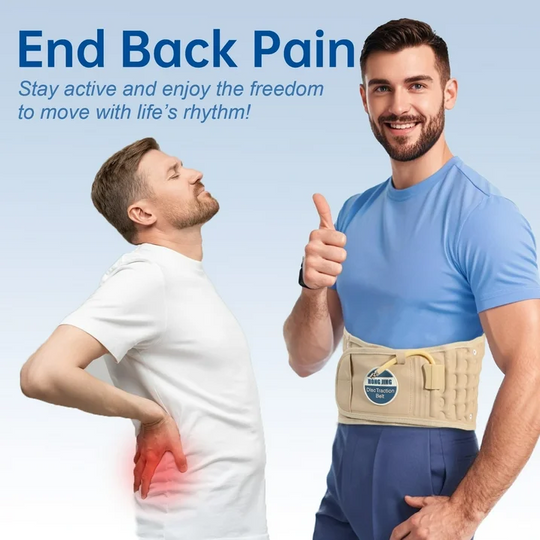 HONGJING Decompression Lower Back Traction Belt for Men Women, One Size Fits 29-49 Waist