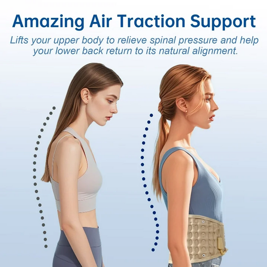 HONGJING Decompression Lower Back Traction Belt for Men Women, One Size Fits 29-49 Waist