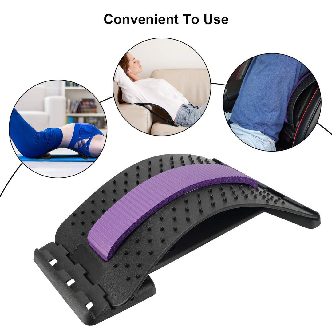 HONGJING Back Stretcher Adjustable for Lumbar Pain Relief